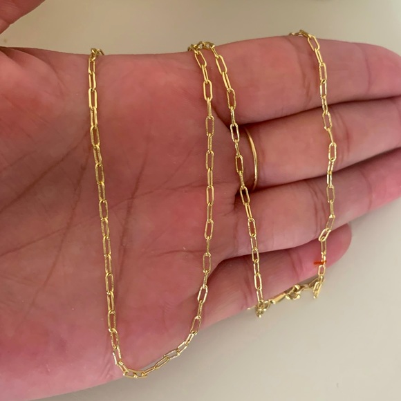 🎉HP🎉Paper Clip Necklace | 14k Gold Filled - Picture 5 of 5